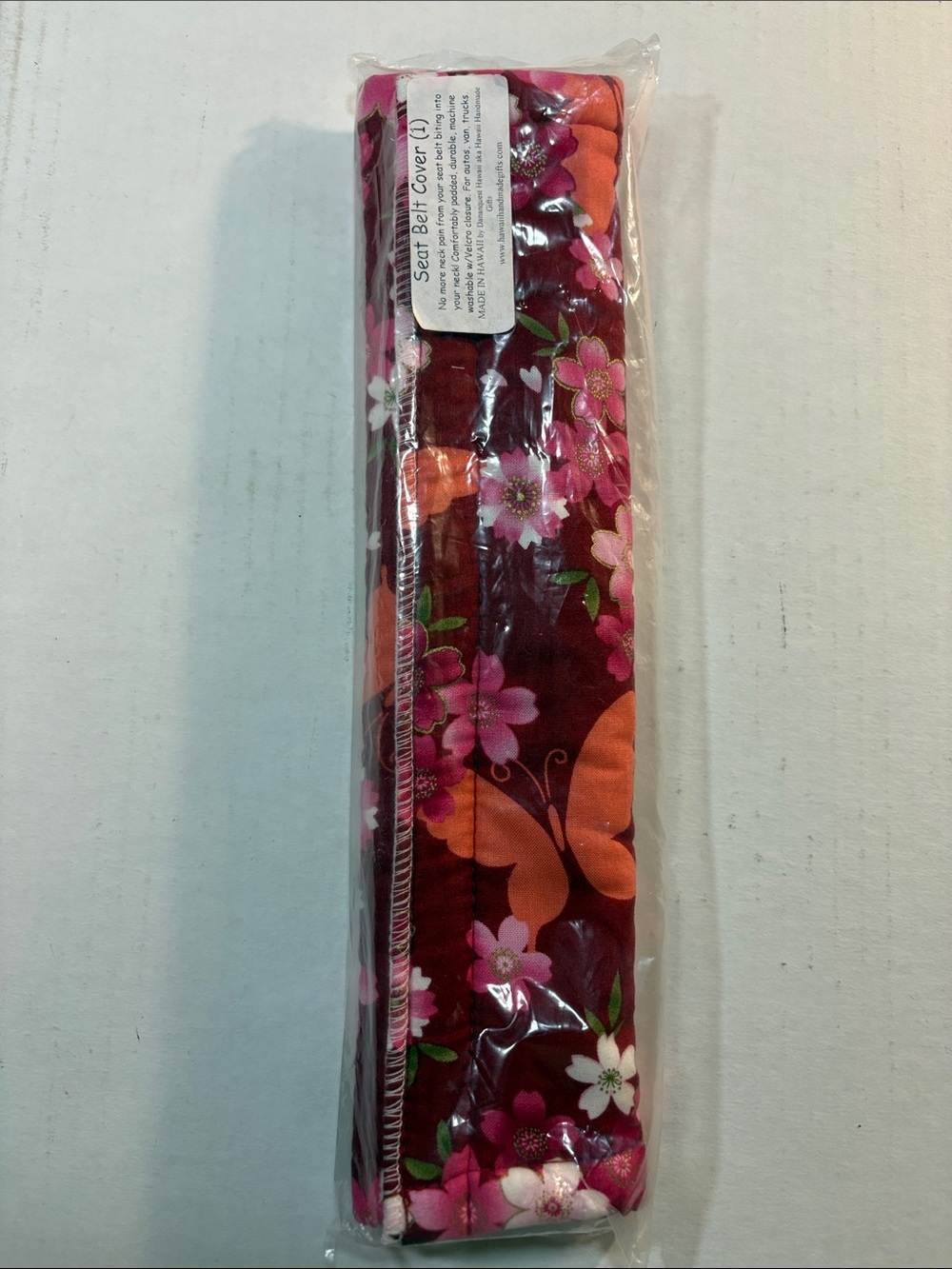 Cherry Blossom Butterfly Seat Belt Cover, NWT